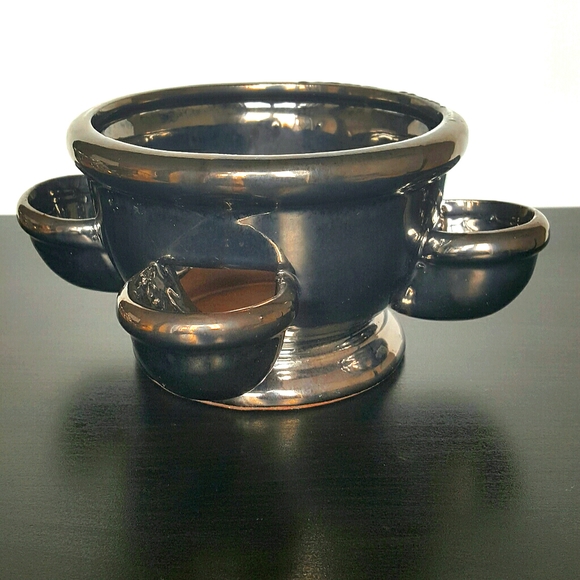 Strawberry or Herb Ceramic Planter Pot - Picture 1 of 7